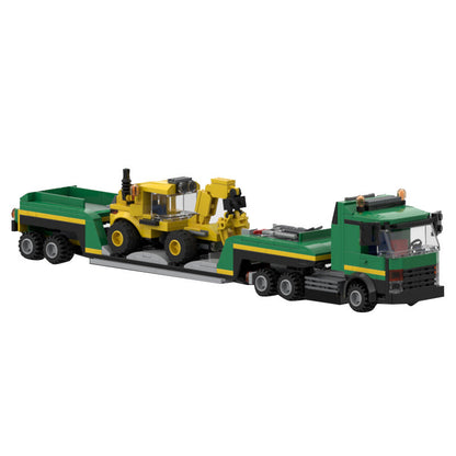 Log Handler Transport Building Kit | LEGO-Compatible MOC - 1