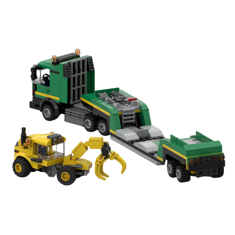 Log Handler Transport Building Kit | LEGO-Compatible MOC - 2