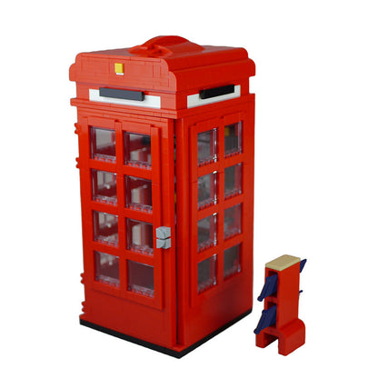 London Red Telephone Box Building Kit | LEGO-Compatible MOC - 1