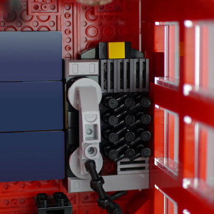 London Red Telephone Box Building Kit | LEGO-Compatible MOC - 2