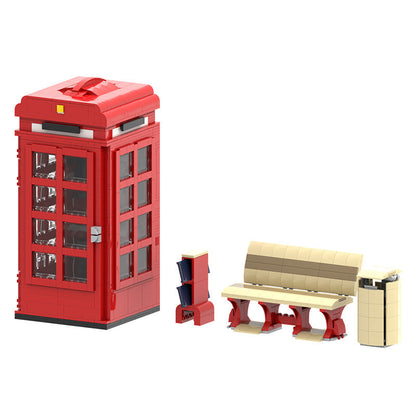 London Red Telephone Box Building Kit | LEGO-Compatible MOC - 3