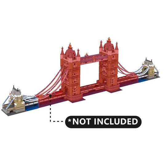 London Tower Bridge Extension Building Kit | LEGO-Compatible MOC - 1