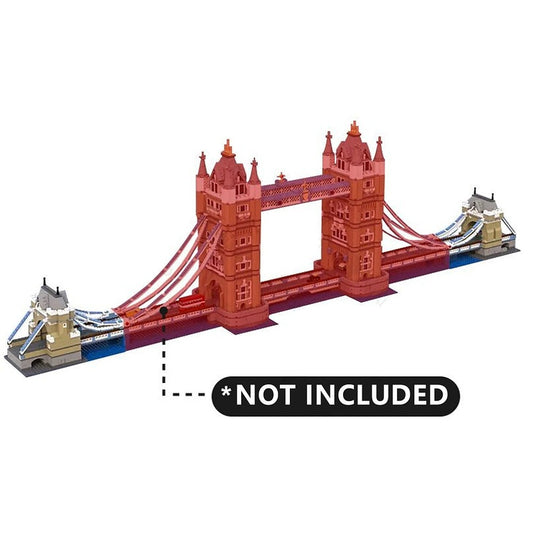 London Tower Bridge Extension MOC Expansion Module Building Kit - 1