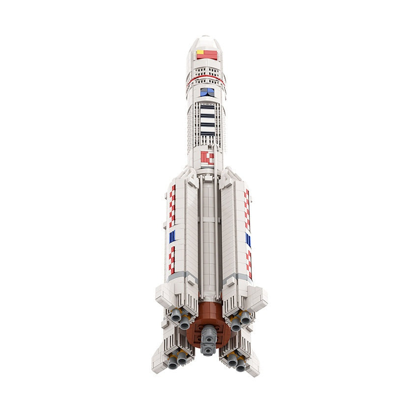 Long March 5 Rocket MOC Building Kit | Aerospace Vehicle Model - 1