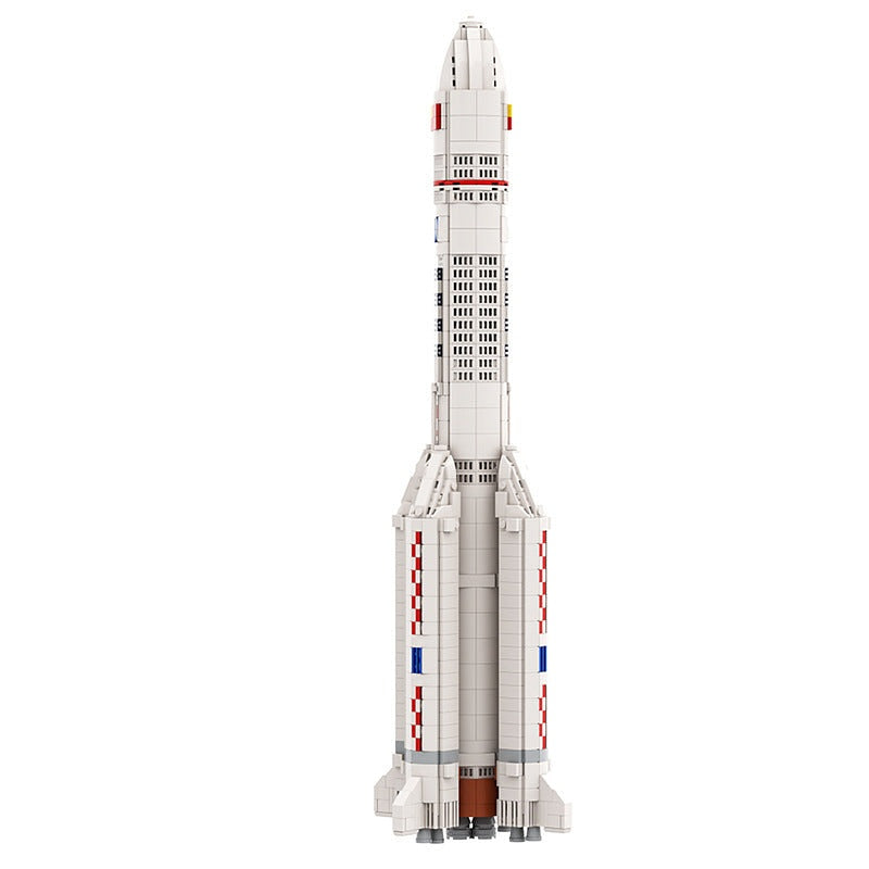 Long March 5 Rocket MOC Building Kit | Aerospace Vehicle Model - 5
