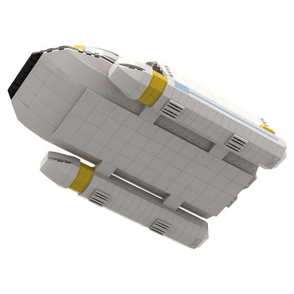 Long-Range Sci-Fi Shuttlecraft MOC Building Kit - 4