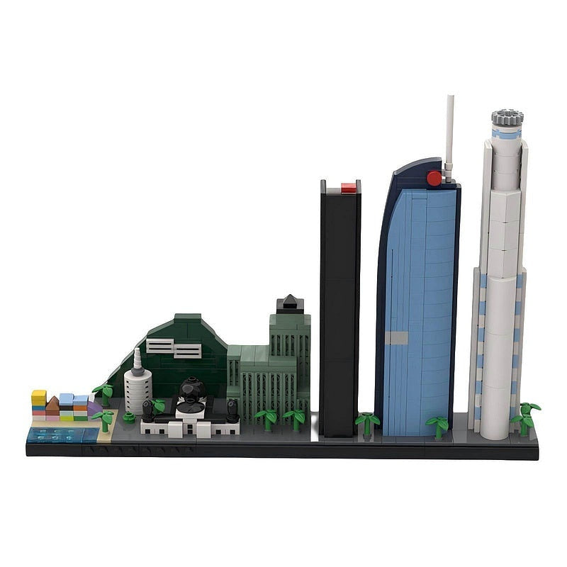 Los Angeles Skyline MOC Building Kit | City Architecture Model - 2