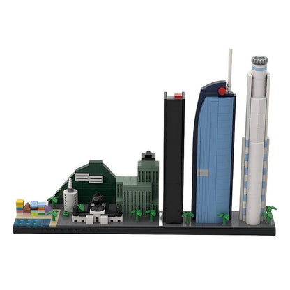 Los Angeles Skyline MOC Building Kit | City Architecture Model - 2