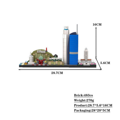 Los Angeles Skyline MOC Building Kit | City Architecture Model - 4