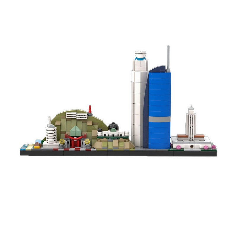 Los Angeles Skyline MOC Building Kit | City Architecture Model - 5