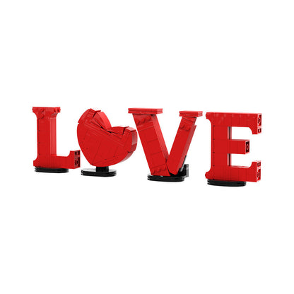 Love lettering Building Kit | Valentine´s Day | MOC-208993 - 1