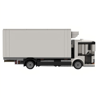 Low-Entry Refrigerated Delivery Truck MOC Building Kit - 3