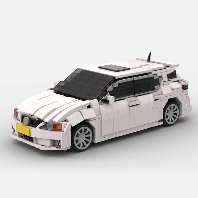 Luxury Hybrid Hatchback Building Kit | 1:20 Scale LEGO-Compatible MOC - 1