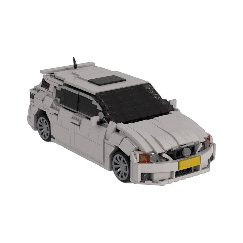 Luxury Hybrid Hatchback MOC Vehicle Building Kit | 1:20 Scale Design - 2