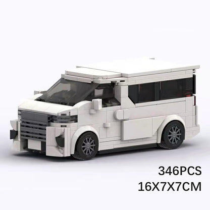 Luxury Minivan Premium Japanese MPV Business Executive Van Building Kit | LEGO-Compatible MOC - 2