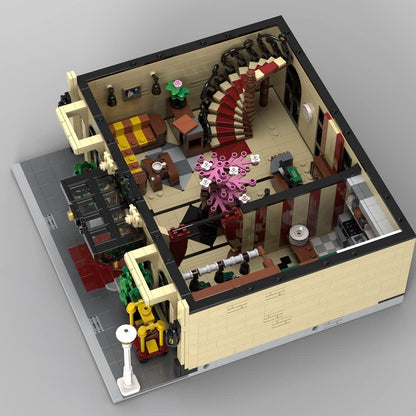 Luxury Modular Hotel MOC Building Kit - 4