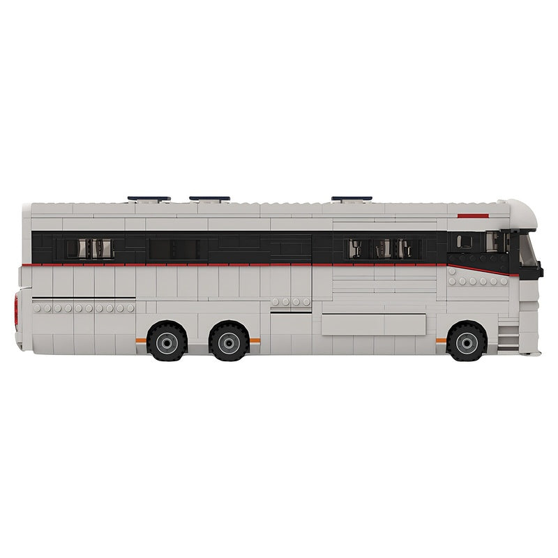 Luxury Motorhome RV MOC Building Kit with Garage and Slide-Outs - 3