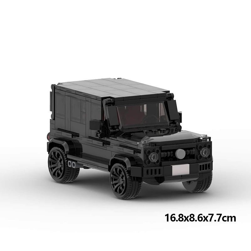 Luxury Off-Road G-Class Boxy Style 4x4 SUV MOC Building Kit - 5