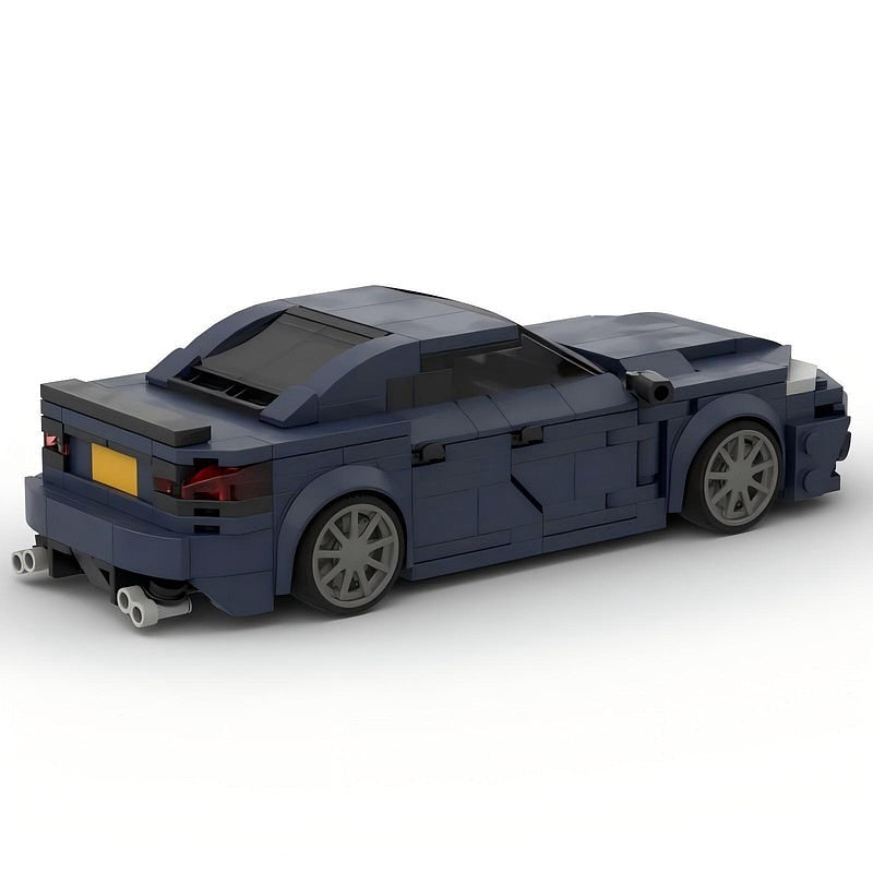Luxury Sport Sedan MOC Vehicle Building Kit | Performance Car Design - 2