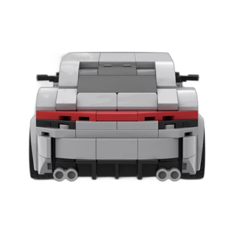 Luxury Twin Turbo S 4-Door Saloon Sports Car Building Kit | LEGO-Compatible MOC - 5