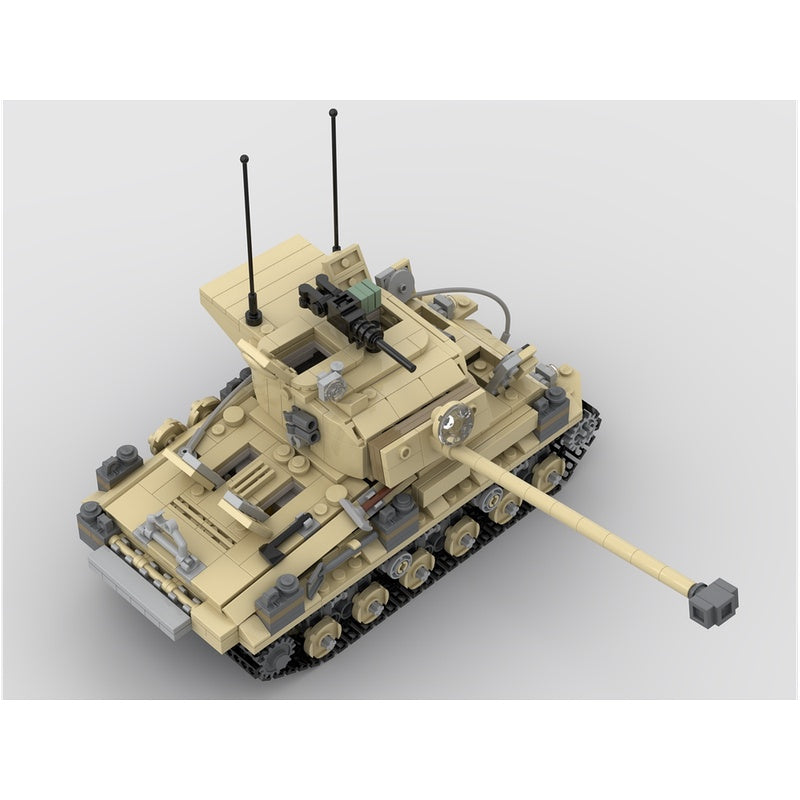 M-51 Super Sherman Medium Tank MOC Building Kit - 2