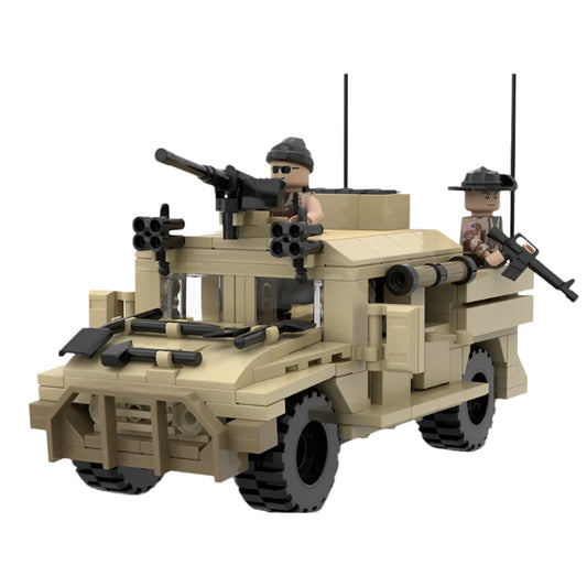 M1025 Special Forces Patrol Vehicle Building Kit | LEGO-Compatible MOC - 1