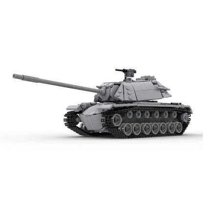 M103 Heavy Tank MOC Building Kit | 1:38 Scale Armored Vehicle Model - 1