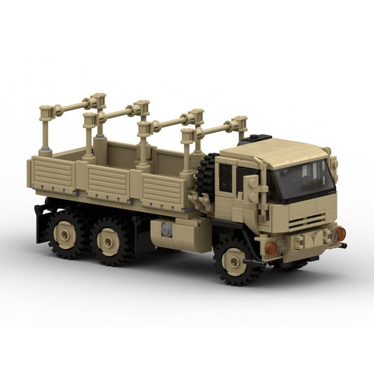 M1083 MTV 5-Ton Desert Tan 6x6 Military Cargo Truck MOC Building Kit - 1