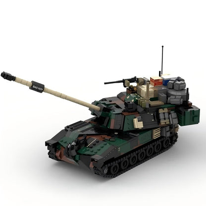 M109 Self-Propelled Artillery MOC Building Kit | Military Vehicle Model - 1