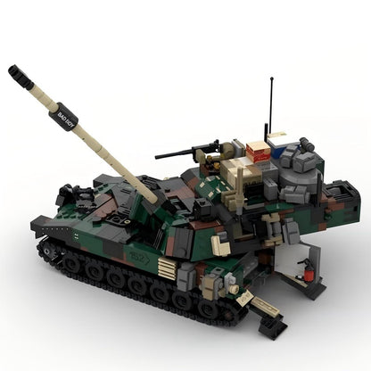 M109 Self-Propelled Artillery MOC Building Kit | Military Vehicle Model - 3