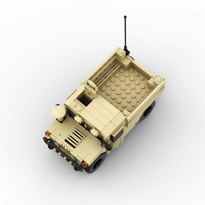 M1123 Tactical Cargo Carrier MOC Building Kit | Military Vehicle Model - 5