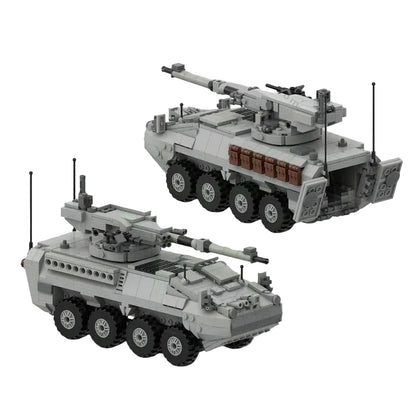 M1128 Stryker Mobile Gun System 1:34 Scale MOC Building Kit - 2