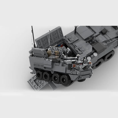 M1252 Mortar Carrier Armored Vehicle Building Kit | LEGO-Compatible MOC - 3