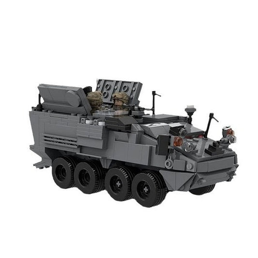 M1252 Mortar Carrier MOC Armored Vehicle Building Kit | Tactical MRAP Model - 1