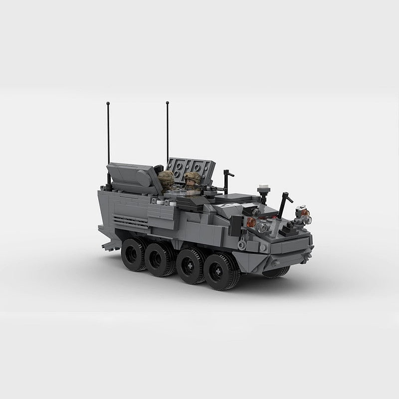 M1252 Mortar Carrier MOC Armored Vehicle Building Kit | Tactical MRAP Model - 3