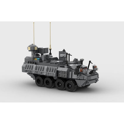 M1256A1 Stryker DE M-SHORAD DVHA1 Building Kit | LEGO-Compatible MOC - 2