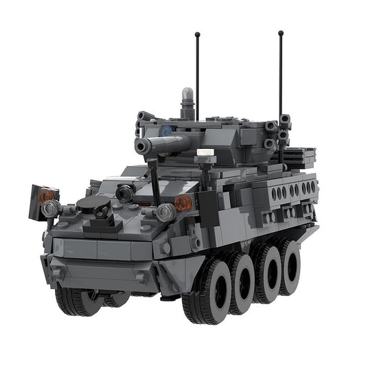 M1296 Stryker ICVV-D MOC Building Kit | 1:35 Armored Vehicle Model - 1