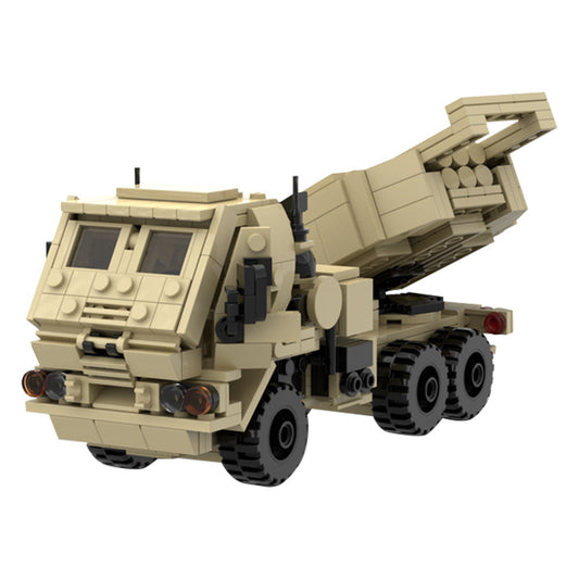 M142 Mobile Rocket System | M1140 Tactical Truck Building Kit | LEGO-Compatible MOC - 1