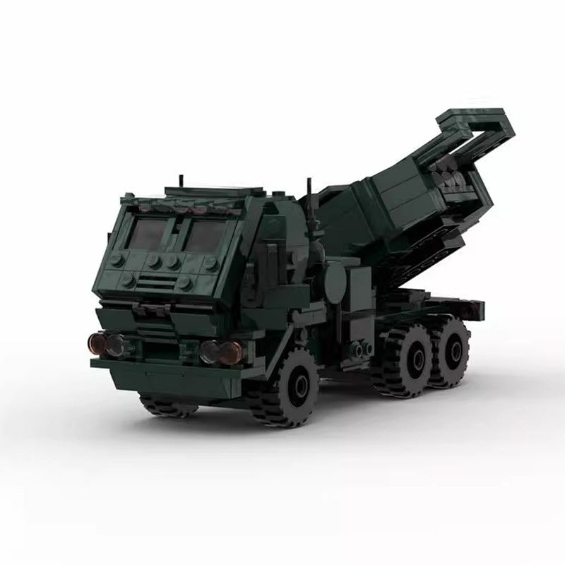 M142 Mobile Rocket System MOC Building Kit | Tactical Launcher Vehicle Model - 1