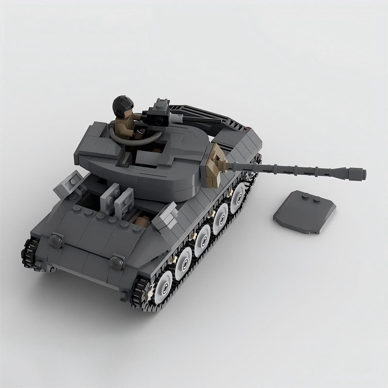 M18 Hellcat Tank Destroyer MOC Building Kit | Military Vehicle Model - 1