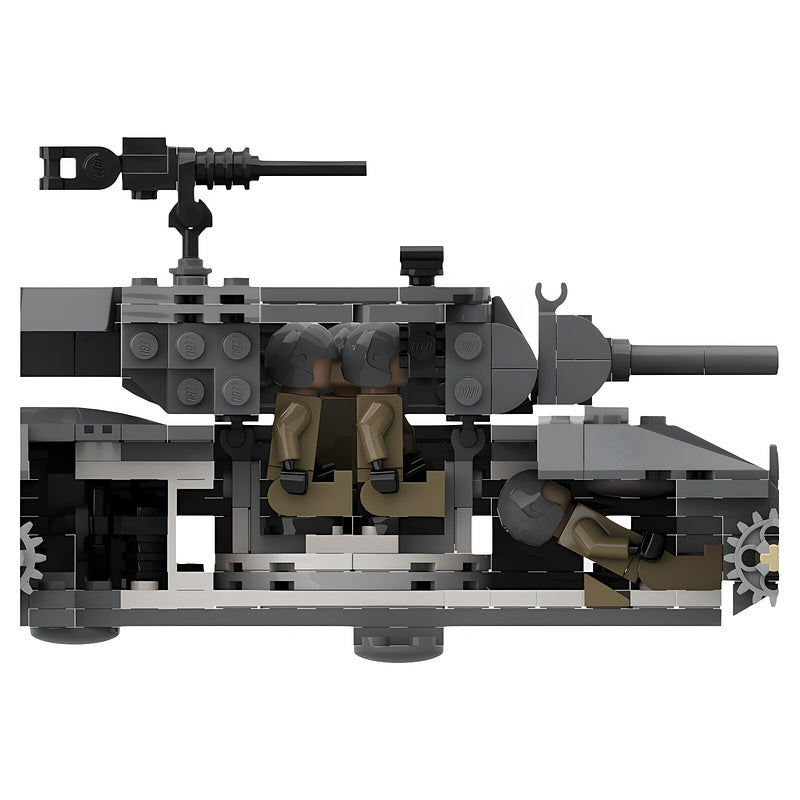 M18 Super Hellcat Tank Destroyer MOC Building Kit - 3