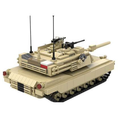 M1A2 Abrams Interior MOC Main Battle Tank Building Kit - 2
