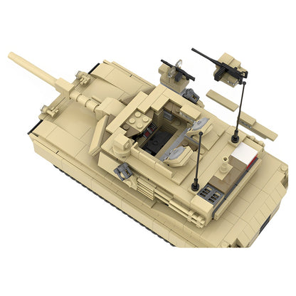 M1A2 Abrams Interior MOC Main Battle Tank Building Kit - 3