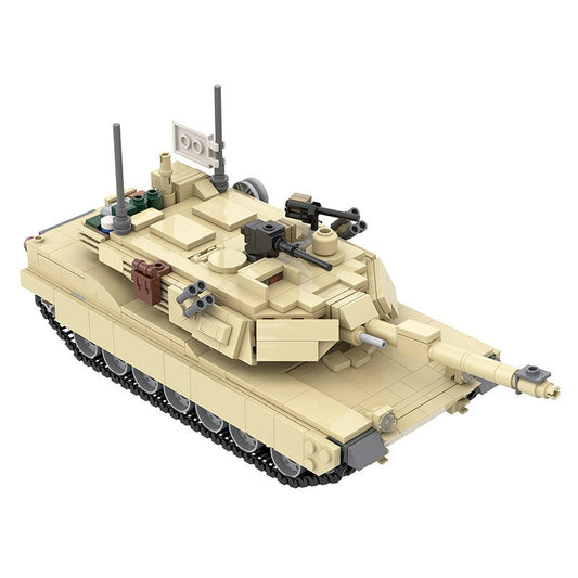 M1A2 Abrams Interior MOC Main Battle Tank Building Kit 972PCS Model - 1