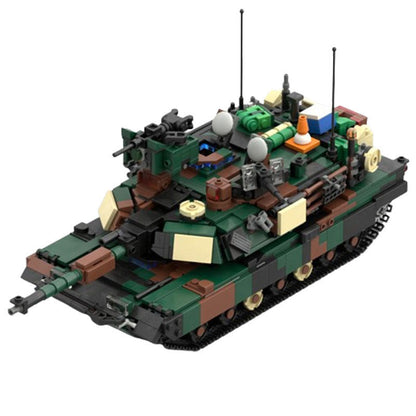 M1A2 Abrams SEP V2 Tank Building Kit | LEGO-Compatible MOC - 1