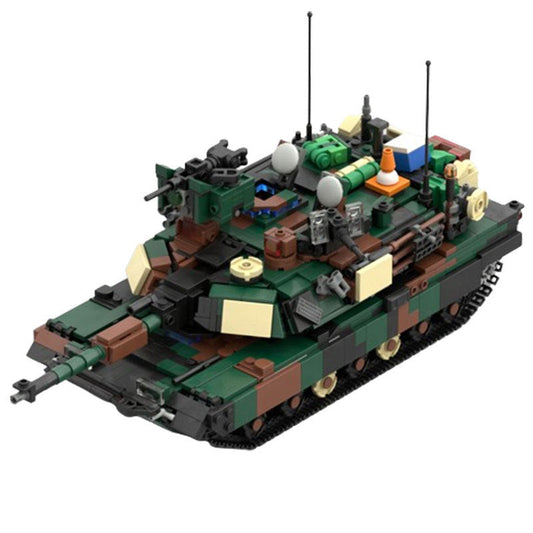 M1A2 Abrams SEP V2 Tank Building Kit | LEGO-Compatible MOC - 1