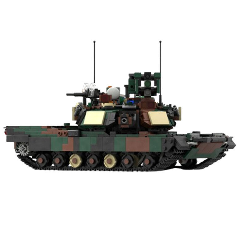 M1A2 Abrams SEP V2 Tank Building Kit | LEGO-Compatible MOC - 2