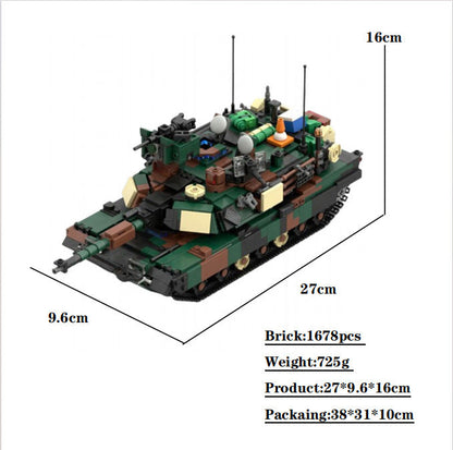 M1A2 Abrams SEP V2 Tank Building Kit | LEGO-Compatible MOC - 4