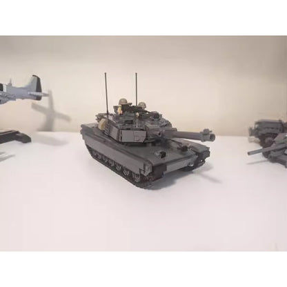 M1A2 Main Battle Tank  Building Kit | LEGO-Compatible Heavy Tracked Armored MOC - 4