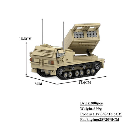 M270 Multiple Launch Rocket System Building Kit | LEGO-Compatible MOC - 2